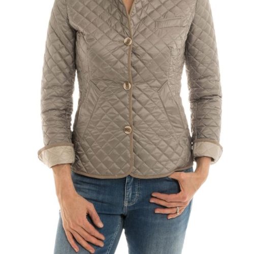 Rowan Quilted Jacket in Pearly Green | Ladies - Outerwear - Cloth | Gimo's