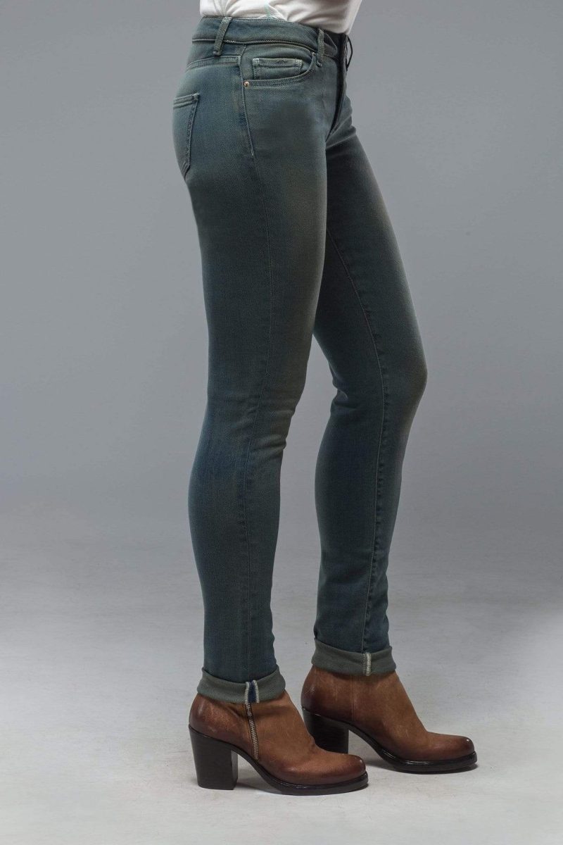 axel s victoria skinny selvedge jean in cactus ladies pants 17390620573849