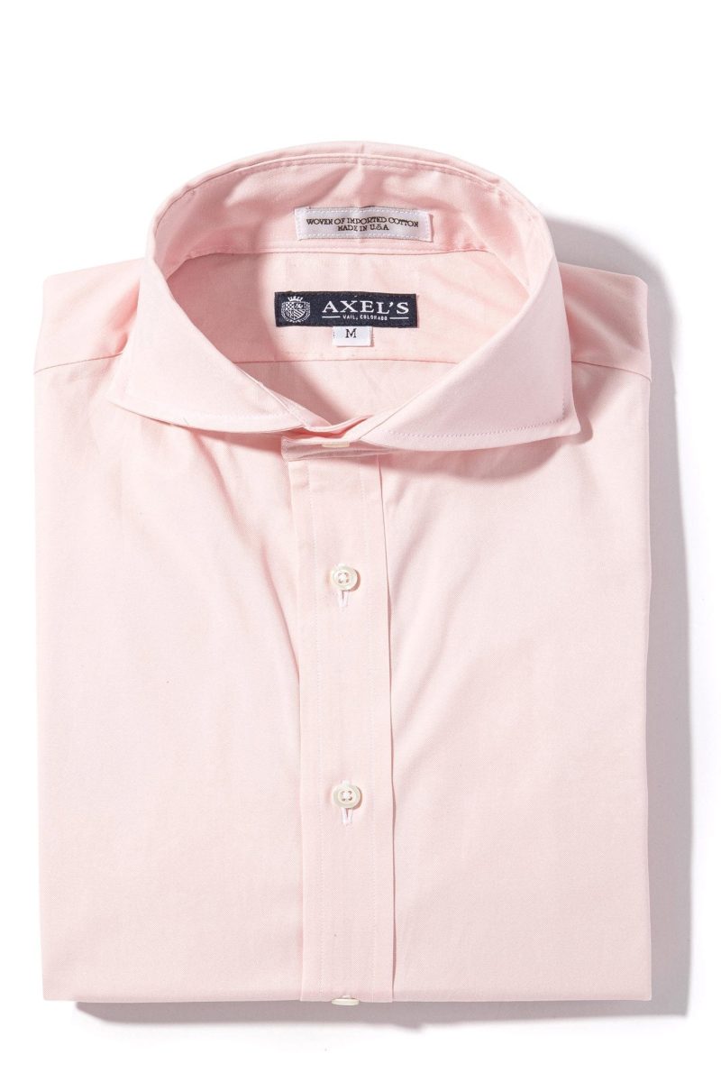 axels is audubon pinpoint oxford dress shirt in pink mens shirts outpost 20527332163737