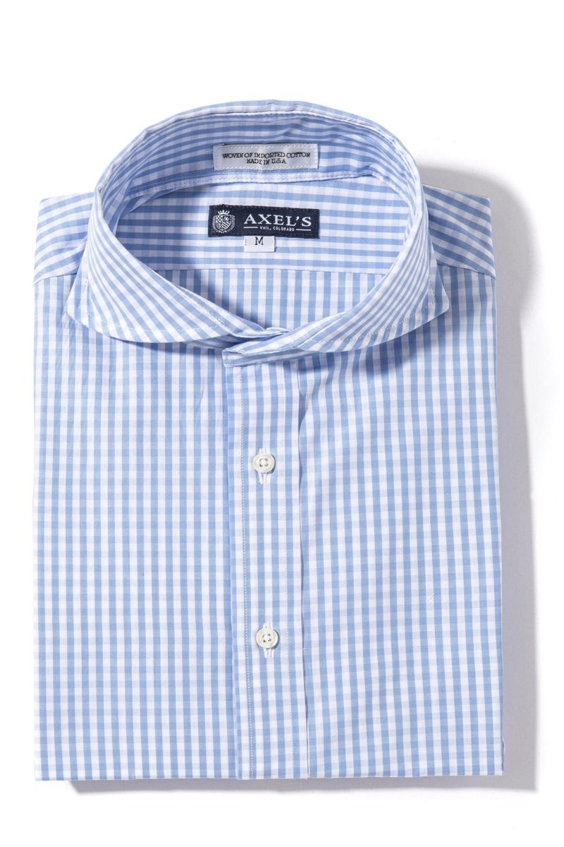 axels is birkdale check dress shirt in lite blue mens shirts outpost 20522050945177