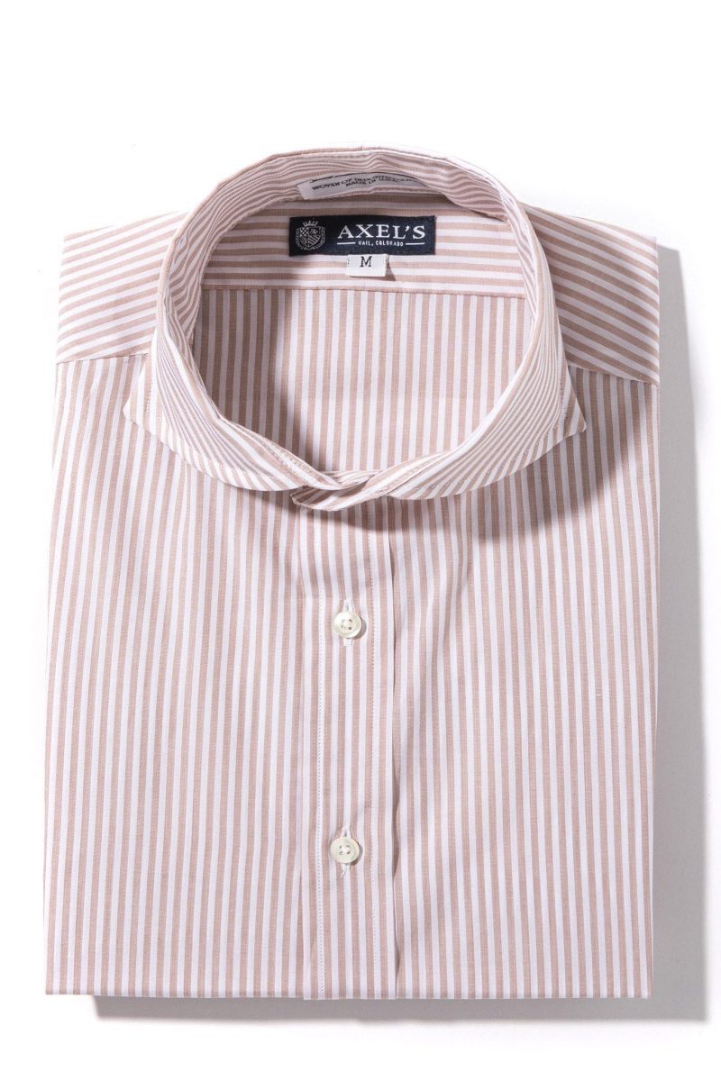 axels is coras bengal dress shirt in brown mens shirts outpost 20525786726553