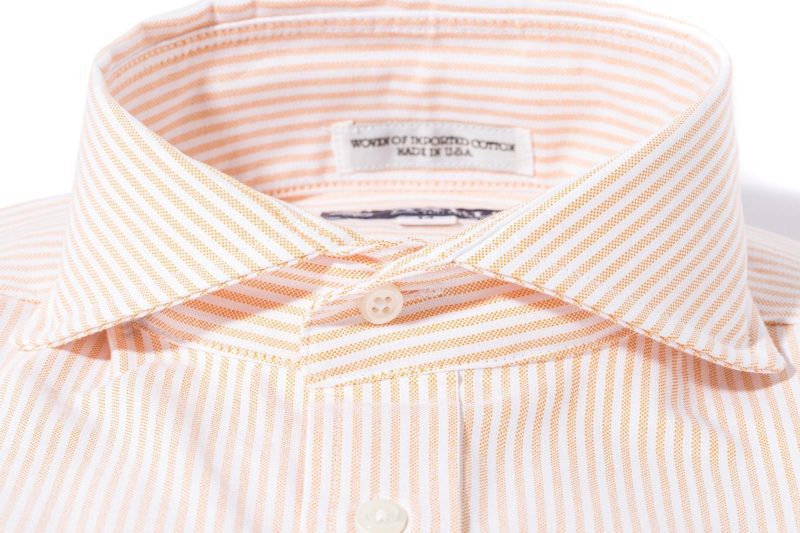 axels is palmetto oxford bengal dress shirt in peach mens shirts outpost 20527745859737