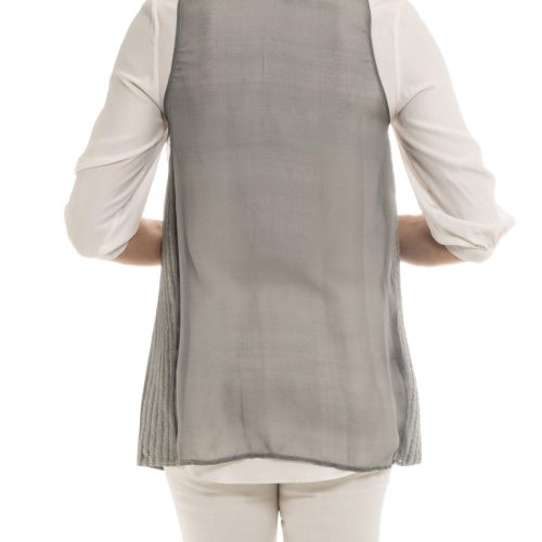 dune kalahari leather chiffon vest in pearl ladies tops 19033597542553