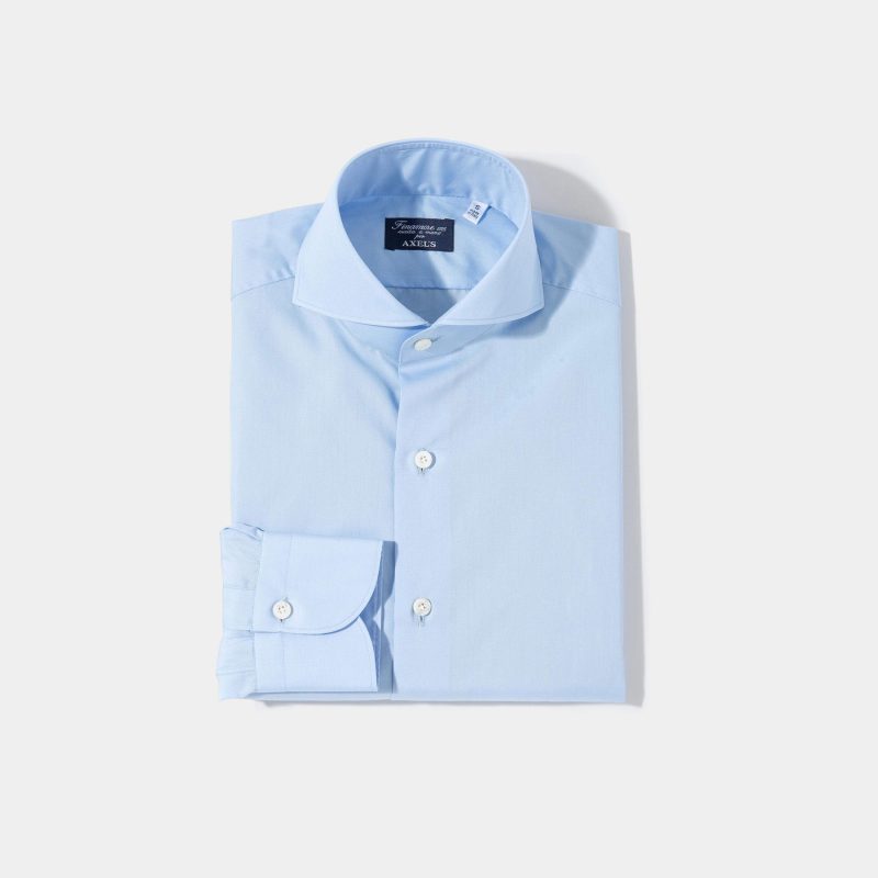 milan dress shirt lt blue