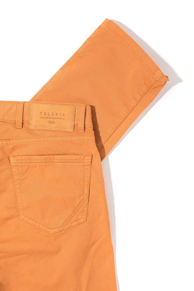 teleria zed fowler ultralight stretch 5 pocket in orange mens pants 5 pocket 20519025508505