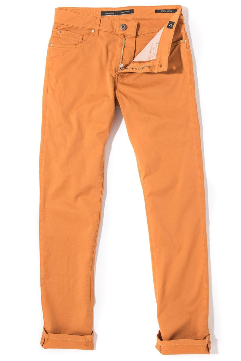 teleria zed fowler ultralight stretch 5 pocket in orange mens pants 5 pocket 20519118176409