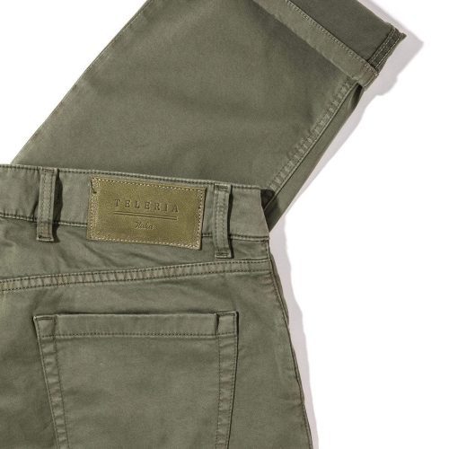 teleria zed yuma soft touch in army mens pants 5 pocket 15948654837853