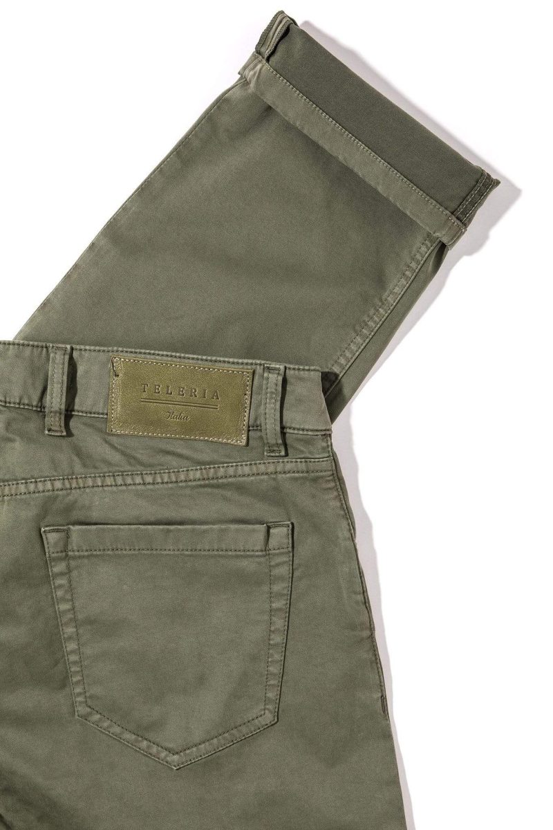 teleria zed yuma soft touch in army mens pants 5 pocket 15948654837853