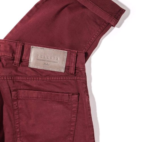 teleria zed yuma soft touch in bordeaux mens pants 5 pocket 15948534317149