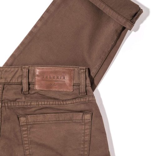 teleria zed yuma soft touch in fango mens pants 5 pocket 15948311396445