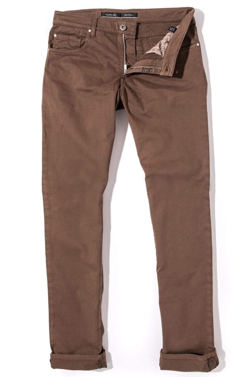 teleria zed yuma soft touch in fango mens pants 5 pocket 15948407210077