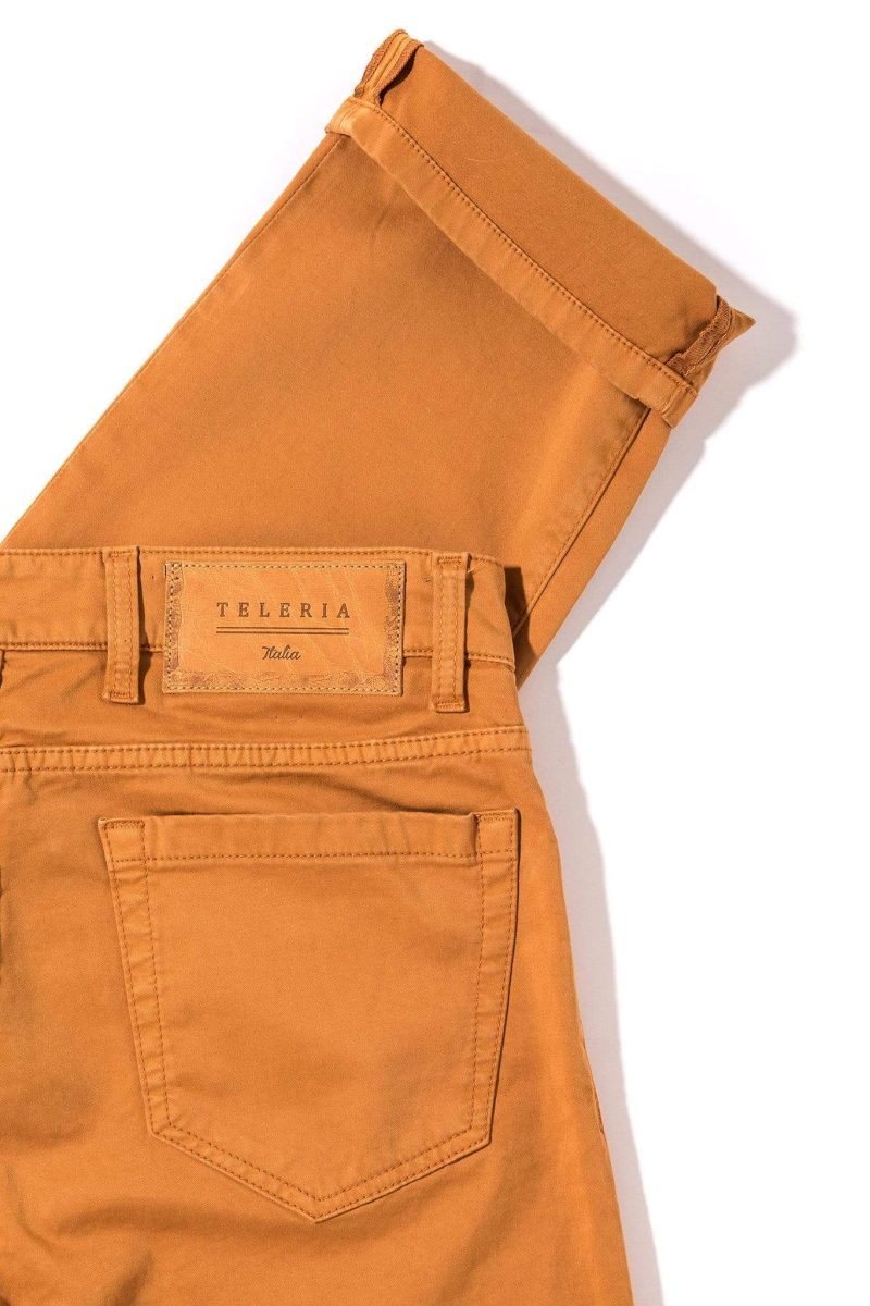 teleria zed yuma soft touch in papaya mens pants 5 pocket 15952725606493